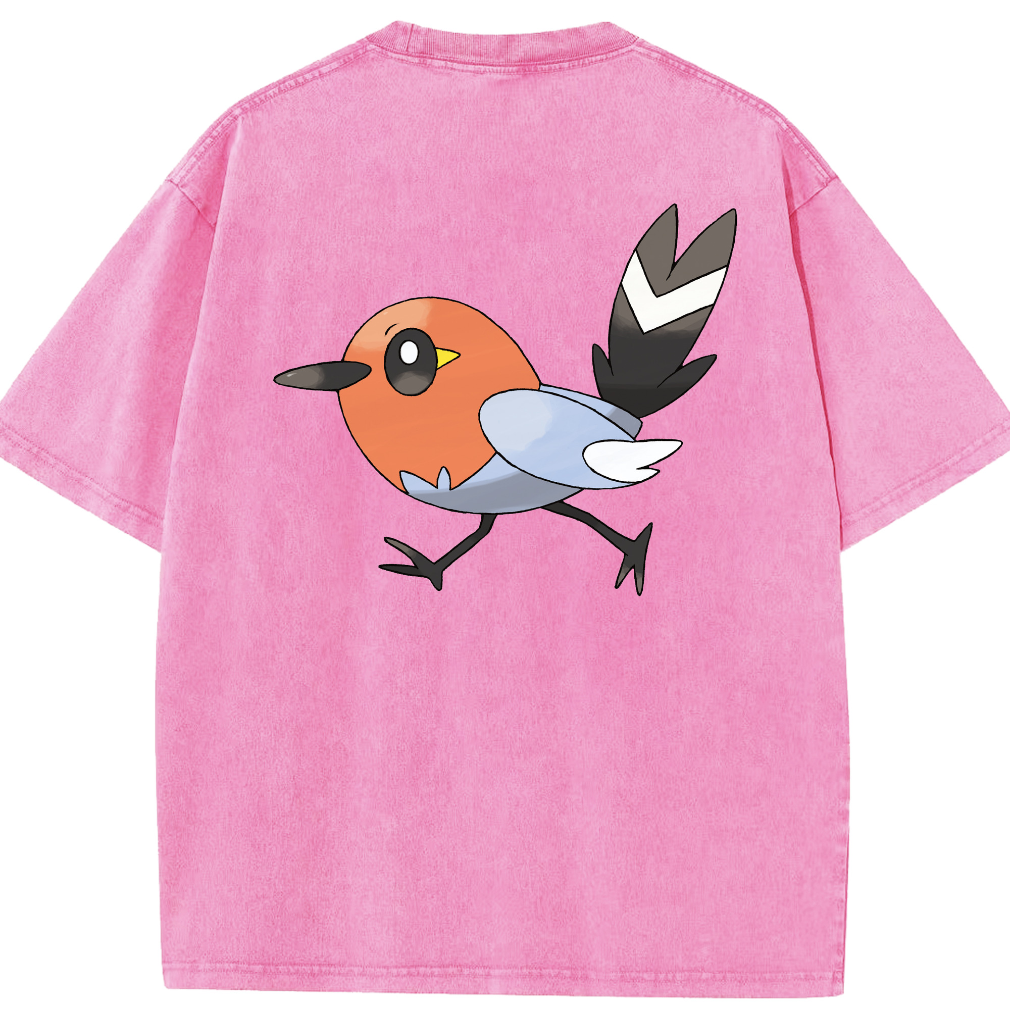 （画像用） ポケットモンスター Pokémon 綿100% ヴィンテージ風 半袖Tシャツ（背面プリント）
